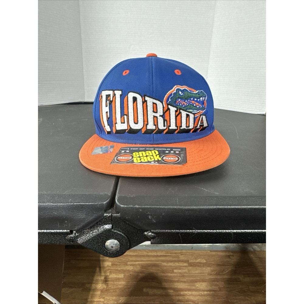 Florida Gators Hat Blue Orange‎ Top Of The World Snapback NCAA Official Logo